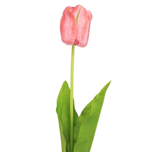 Floristik24 Tulipán umelý kvet červený, oranžový umelý jarný kvet V67cm
