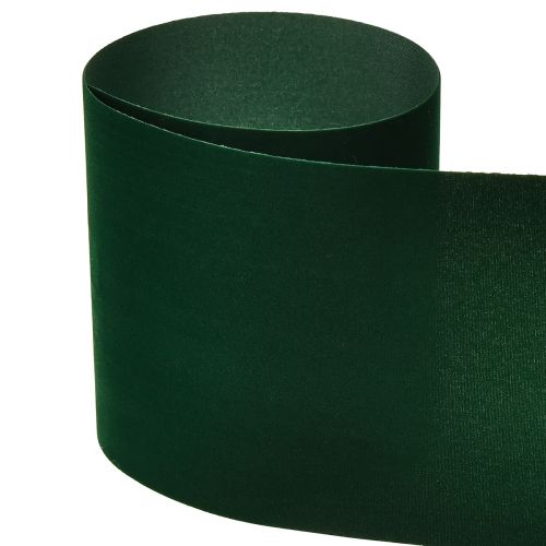 položky Velurová stuha zelená široká stuha tmavozelená velúr 100mm 8m
