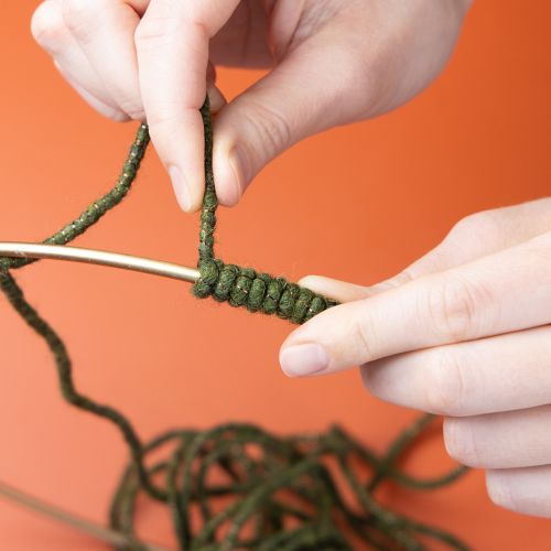 položky Zelená vlnená šnúrka so zlatou niťou, 5m x 5mm s drôtom, na dekoráciu a tvorenie