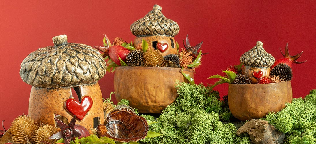 Dekoratívne predmety na jeseň