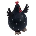 Floristik24 Dekoračné kura čierna drevená dekorácia sliepka Veľkonočná dekorácia drevo V13cm