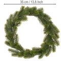 Umelý veniec z jedle zelenej na dekoráciu dverí, 35 cm | Floristik24.sk