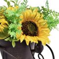 Floristik24 Koláčik na aranžovanie umelých kvetov slnečnice 30cm