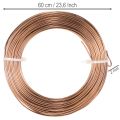 Hliníkový drôt 2 mm na kvetinárstvo a remeslá 60 m 500 g | Floristik24.sk
