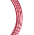 Floristik24 Hliníkový drôt ružový Ø2mm 12m