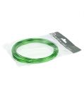 Floristik24 Hliníkový drôt 2mm 100g jablkovo zelený