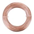 Floristik24 Hliníkový drôt hliníkový drôt 2mm bižutérny drôt ružové zlato 60m 500g