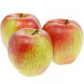 Floristik24 Umelé jablko, ozdobné ovocie Ø8cm 4ks