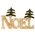 Vianočná dekorácia Noel stojan s dvoma jedľami 18 cm | Floristik24.sk