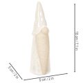 Dekoratívna figúrka škriatka, svetlá keramika, škandinávsky štýl, 18 cm, 3 kusy | Floristik24.sk