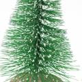 Floristik24 Ozdobný vianočný stromček zelený zasnežený 10cm 6ks