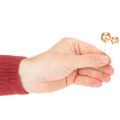 Umelé guľôčky zo zlatých bobúľ na drôte na slávnostné aranžmány, 2 cm, 48 kusov | Floristik24.sk