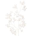 Floristik24 Umelá vetvička z bielych bobúľ, dekoračné/tvorivé potreby, 52 cm