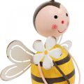 Floristik24 Deko včielka s kvetinovou deko figúrkou letná dekorácia V21cm 2ks