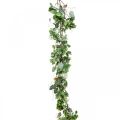 Floristik24 Listová girlanda deko girlanda umelá rastlina zelená 180cm