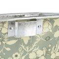 Floristik24 Kvetinový box s držiakom balkónový kovový 35x15cm V13cm