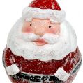 Floristik24 Vianočná ozdoba na stromček Santa, snehuliak plast Ø8cm 2ks