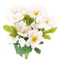 Floristik24 Umelá vianočná kytica ruží, 35 cm, 6 kusov