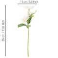 Umelá vianočná kytica ruží, 35 cm, 6 kusov | Floristik24.sk