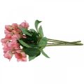 Floristik24 Vianočná ruža, pôstna ruža, čemerica, umelé rastliny ružová L34cm 4ks