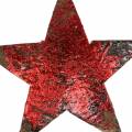 Floristik24 Kokosová hviezda červená 5cm 50ks Vianočná dekorácia deko hviezdy