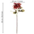 Umelý kvet dalie s dlhou stonkou, 68 cm | Floristik24.sk