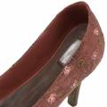 Floristik24 Ozdobná topánka rastlinná pumpička na topánky hnedá 24cm × 8cm V13,6cm