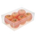 Floristik24 Deco jablká Cox Orange 7cm 6ks