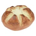 Floristik24 Ozdobný chlieb atrapa Veľkonočný chlieb dekorácia do výkladu pekáreň Ø16cm