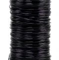 Floristik24 Deco Smaltovaný drôt čierny Ø0,50mm 50m 100g