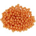 Floristik24 Dekoratívne oranžové korálky, 8 mm, 250 kusov