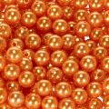 Dekoratívne oranžové korálky, 8 mm, 250 kusov | Floristik24.sk
