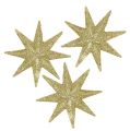 Floristik24 Deco hviezdy zlaté Ø5cm 20p