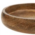 Floristik24 Deko miska z mangového dreva drevená miska drevený tanier Ø30cm