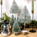 Floristik24 Dekoračné jedle, zimná dekorácia, vianočný stromček, advent V30/32cm Ø13,5cm sada 3ks