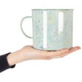 Dekoratívny hrnček, kvetináč, mandala, smaltovaný, Ø13cm V12cm | Floristik24.sk