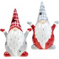 Floristik24 Deco Gnome svietnik na čajovú sviečku Vianoce H18cm 2ks