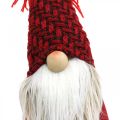 Floristik24 Deco Gnome brada Vianočná Gnome Deco figúrka červená H30cm