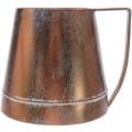 Floristik24 Ozdobná váza kovová medená dekoratívna džbán ozdobná džbán Š24cm V20cm