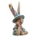 Floristik24 Deco dekorácia zajačieho králika na postavu králika hlava 18cm