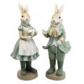 Floristik24 Deco králik pár králikov vintage figúrky V40cm 2ks