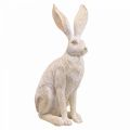 Floristik24 Deko králik sediaci deko figúrky králik pár V37cm 2ks