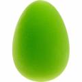 Floristik24 Veľkonočné vajíčko zelené vločkované V40cm Veľká veľkonočná dekorácia dekoračné vajíčka