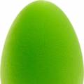 Floristik24 Deko veľkonočné vajíčko zelené V25cm Veľkonočná dekorácia vločkované deko vajíčka