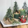 Floristik24 Deco vianočný stromček trblietavý zelený 20cm