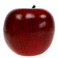 Floristik24 Ozdobné jablká červené, lakované Ø8cm 6p