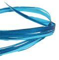 Floristik24 Deco rafia dvojfarebná modrá 200m