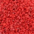 Floristik24 Dekoračné kamienky granulátové červené 2mm - 3mm 2kg