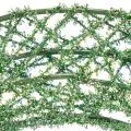 Zelený dekoratívny veniec z drôteného pletiva na DIY projekty, 19 cm, 2 kusy | Floristik24.sk