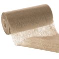 Netkaná rola na dekoráciu stola 24 cm x 25 m v hnedej farbe na slávnostné stoly | Floristik24.sk